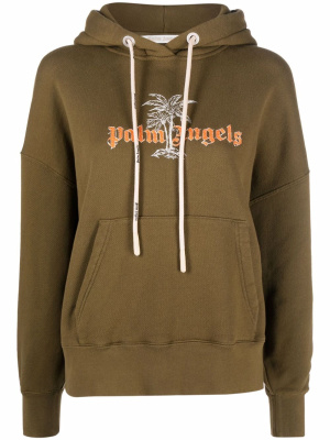 

Logo-print hoodie, Palm Angels Logo-print hoodie