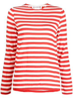 

Striped wool-blend jumper, Comme Des Garçons Girl Striped wool-blend jumper