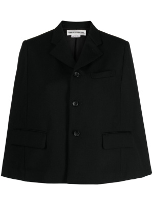 

Single-breasted wool cape, Comme Des Garçons Girl Single-breasted wool cape