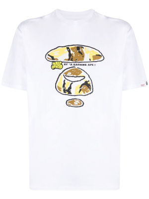 

Logo-print cotton T-shirt, A BATHING APE® Logo-print cotton T-shirt