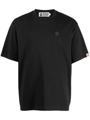 

Logo-embroidered cotton T-shirt, A BATHING APE® Logo-embroidered cotton T-shirt