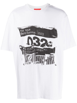 

Graphic-print cotton T-shirt, 032c Graphic-print cotton T-shirt