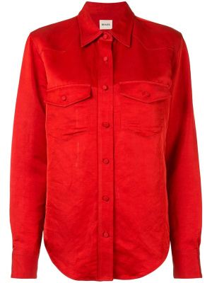

Ishani patch pocket top, KHAITE Ishani patch pocket top