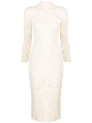 

Mischa ribbed cut-out dress, KHAITE Mischa ribbed cut-out dress