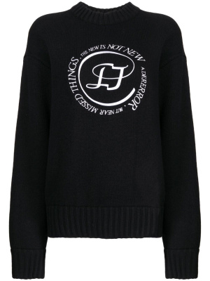 

Embroidered-logo jumper, Ader Error Embroidered-logo jumper