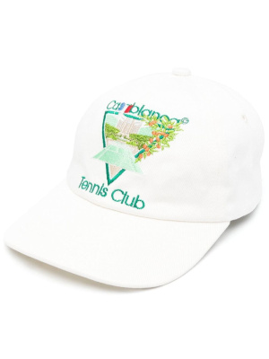 

Logo-embroidered baseball cap, Casablanca Logo-embroidered baseball cap