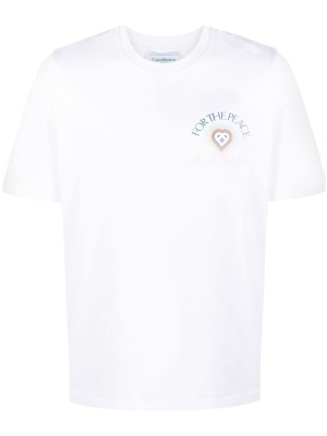 

For The Peace cotton T-shirt, Casablanca For The Peace cotton T-shirt