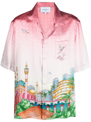 

Morning City View silk shirt, Casablanca Morning City View silk shirt