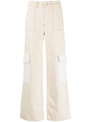 

High-waist straight-leg jeans, GANNI High-waist straight-leg jeans