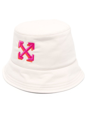 

Arrows logo-embroidered bucket hat, Off-White Arrows logo-embroidered bucket hat