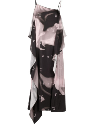 

Liquid melt waves slip dress, Off-White Liquid melt waves slip dress