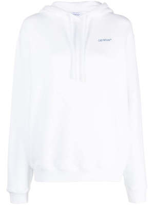 

Diag Stripe-print cotton hoodie, Off-White Diag Stripe-print cotton hoodie