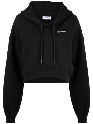 

Logo-print cropped hoodie, Off-White Logo-print cropped hoodie