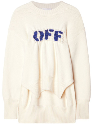 

OFF-logo wool jumper, Off-White OFF-logo wool jumper
