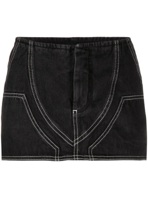

Contrast stitching mini skirt, Off-White Contrast stitching mini skirt