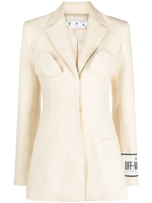 

Dry Wo Ablohland fitted jacket, Off-White Dry Wo Ablohland fitted jacket