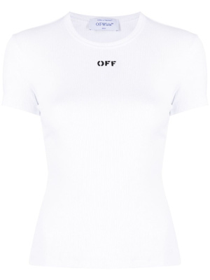 

Logo-print cotton T-shirt, Off-White Logo-print cotton T-shirt