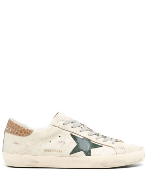 

Superstar logo-print sneakers, Golden Goose Superstar logo-print sneakers