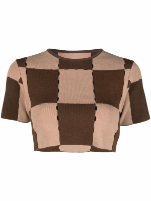 

Patchwork cropped top, Jacquemus Patchwork cropped top