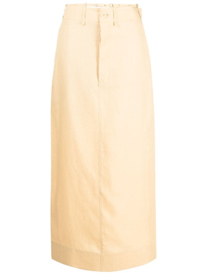 

Slit-detail high-waisted skirt, Jacquemus Slit-detail high-waisted skirt