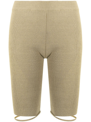 

Sierra ribbed-knit shorts, Jacquemus Sierra ribbed-knit shorts