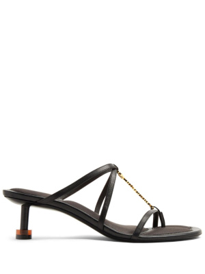 

Les sandales Pralu Basses 45mm mules, Jacquemus Les sandales Pralu Basses 45mm mules