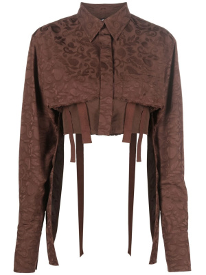 

Cropped long-sleeve top, Jacquemus Cropped long-sleeve top