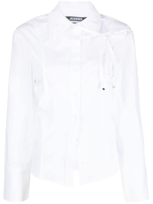 

La Chemise Ruban cotton shirt, Jacquemus La Chemise Ruban cotton shirt