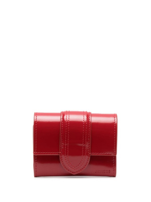 

Le compact Bambino logo-debossed wallet, Jacquemus Le compact Bambino logo-debossed wallet