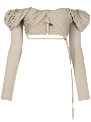 

Le haut Spalla off-shoulder blouse, Jacquemus Le haut Spalla off-shoulder blouse