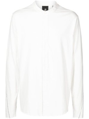

Collarless button-up shirt, Thom Krom Collarless button-up shirt