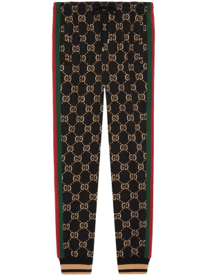 

GG-print drawstring track pants, Gucci GG-print drawstring track pants