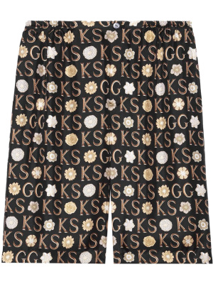 

X Ken Scott knee-length shorts, Gucci X Ken Scott knee-length shorts