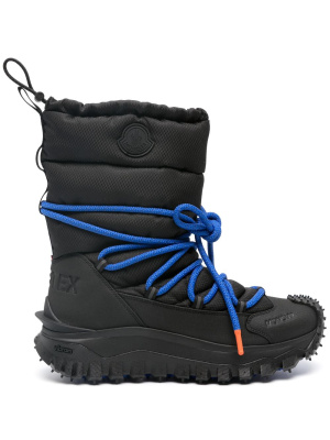 

X END. Trailgrip lace-up snow boots, Moncler X END. Trailgrip lace-up snow boots