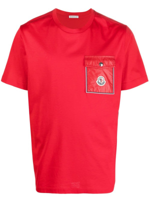 

Logo-patch chest-pocket T-shirt, Moncler Logo-patch chest-pocket T-shirt