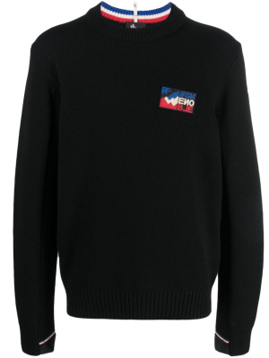 

Mountain logo wool jumper, Moncler Mountain logo wool jumper