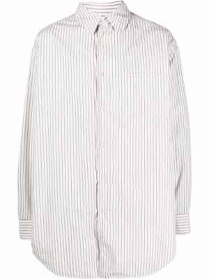 

Stripe-print padded shirt, Maison Margiela Stripe-print padded shirt