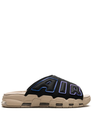 

Air More Uptempo "Black Sanddrift Iridescent" slides, Nike Air More Uptempo "Black Sanddrift Iridescent" slides