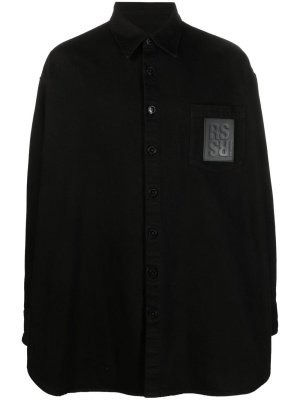 

Logo patch overshirt, Raf Simons Logo patch overshirt