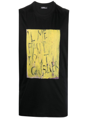 

Graphic-print vest, Raf Simons Graphic-print vest