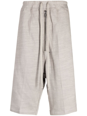 

Eyelet-detailing drop-crotch shorts, Rick Owens Eyelet-detailing drop-crotch shorts