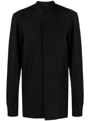 

Concealed-fastening V-neck shirt, Rick Owens Concealed-fastening V-neck shirt