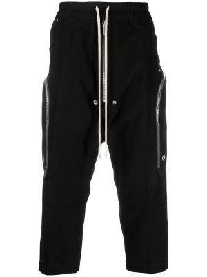 

Cropped cargo track pants, Rick Owens Cropped cargo track pants