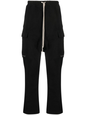 

Drawstring drop-crotch cargo trousers, Rick Owens Drawstring drop-crotch cargo trousers