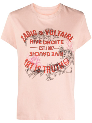

Logo-print cotton T-shirt, Zadig&Voltaire Logo-print cotton T-shirt