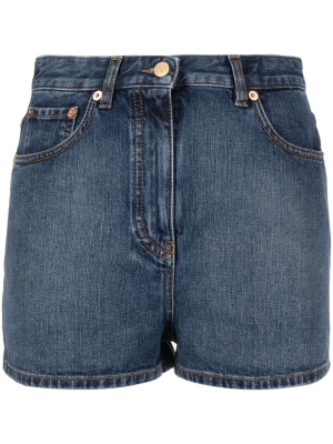 

VGOLD denim shorts, Valentino Garavani VGOLD denim shorts