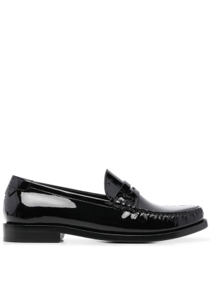 

High-shine leather loafers, Saint Laurent High-shine leather loafers