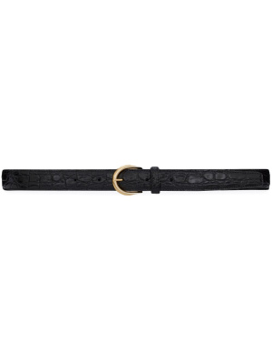 

Buckled leather belt, Saint Laurent Buckled leather belt