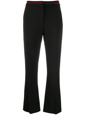 

Embroidered logo tailored trousers, Valentino Garavani Embroidered logo tailored trousers