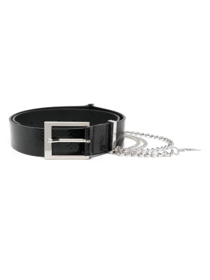 

Rock chain-link leather belt, Zadig&Voltaire Rock chain-link leather belt